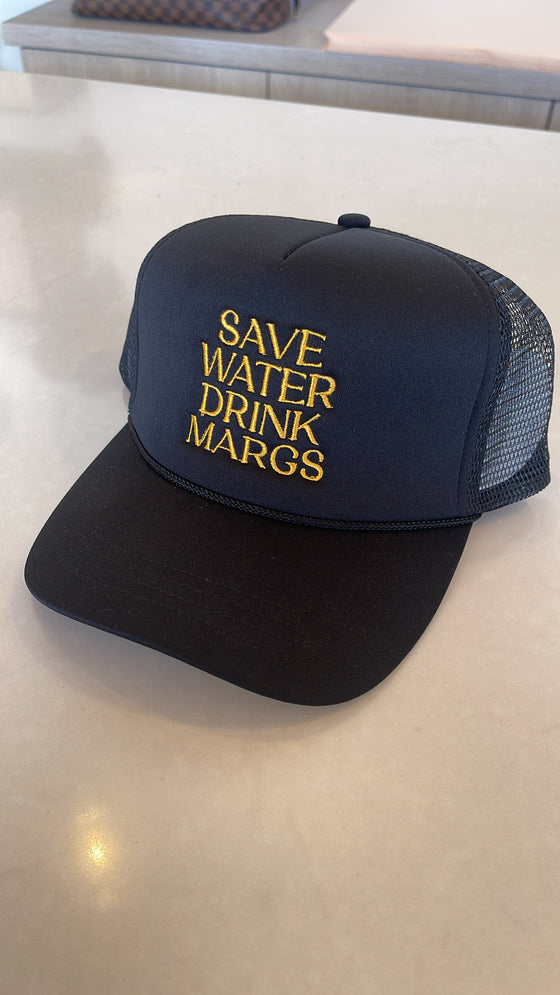 Jayleen Save Water Drink Margs Trucker Hat