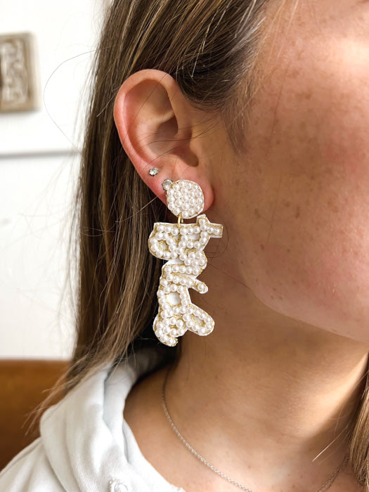 Alana Bride Bead Earrings
