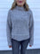 Brooklyn Reverse Seam Sweater in Grey