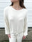 Clover Ribbed Long Sleeve Top