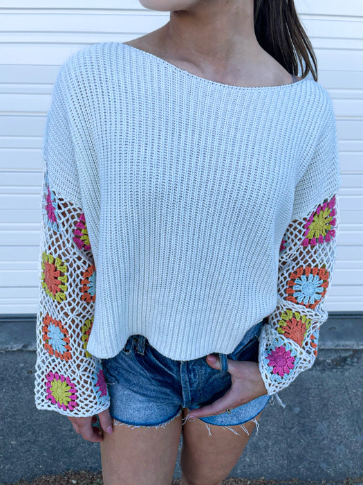 Madelyn Macrame Sweater