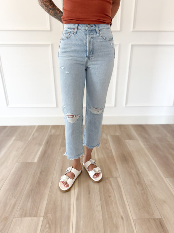 Dayana Straight Crop Jeans