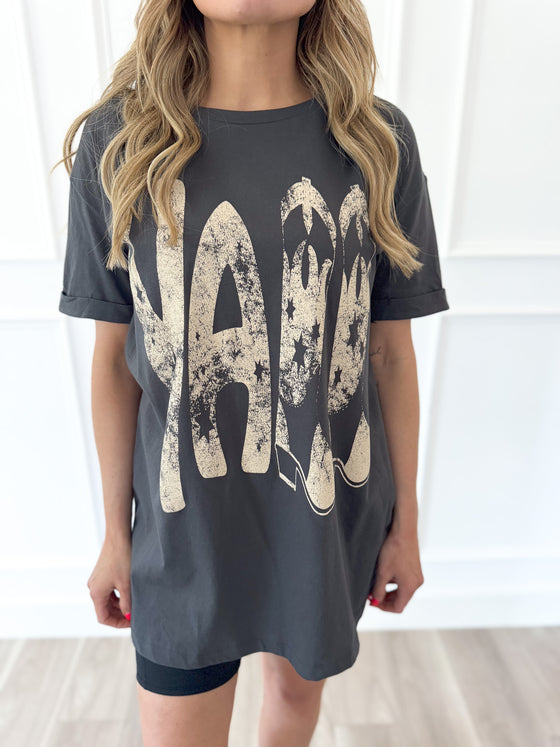 Skyla Ya'll Oversized Graphic Tee