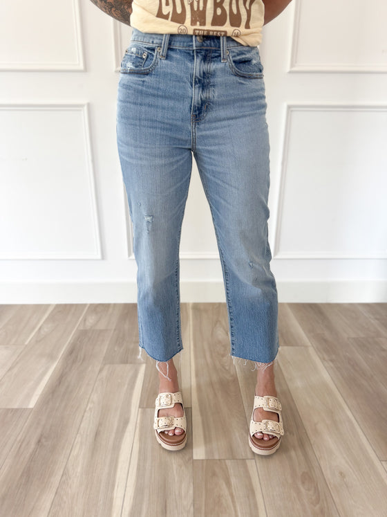 Hattie Crop Wide Leg Jeans