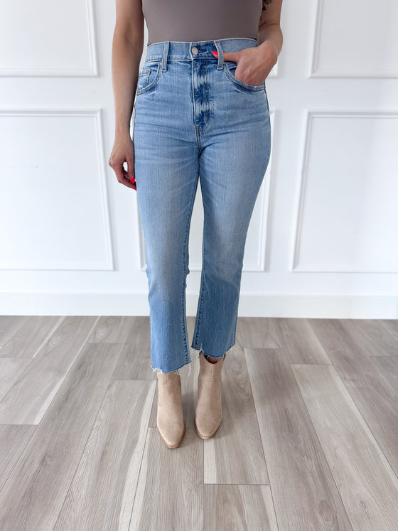 Stephanie Crop Flare Jeans