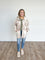 Kara Tullis Shacket in Beige Multi Plaid