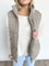 Livia Kelsey Vest in Smokey Taupe