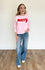 Rylie Merry Sweatshirt in Pink