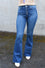 Violet High Rise Flare Jeans