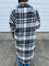 Reed Long Plaid Shacket in Black Mix