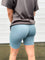 Evie Bike Shorts In Blue Grey