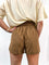 Zara Active Shorts In Chestnut