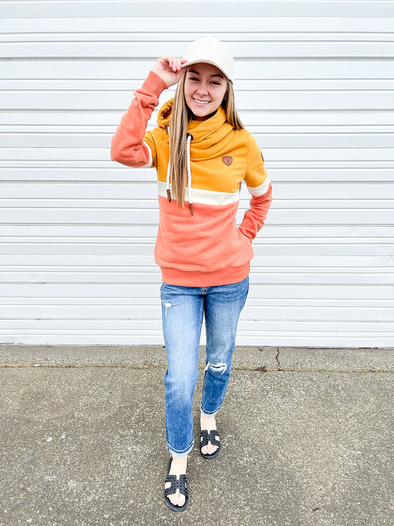 Sutton Pullover Colorblock Hoodie
