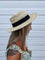 Flint Vented Straw Panama Hat in Sand