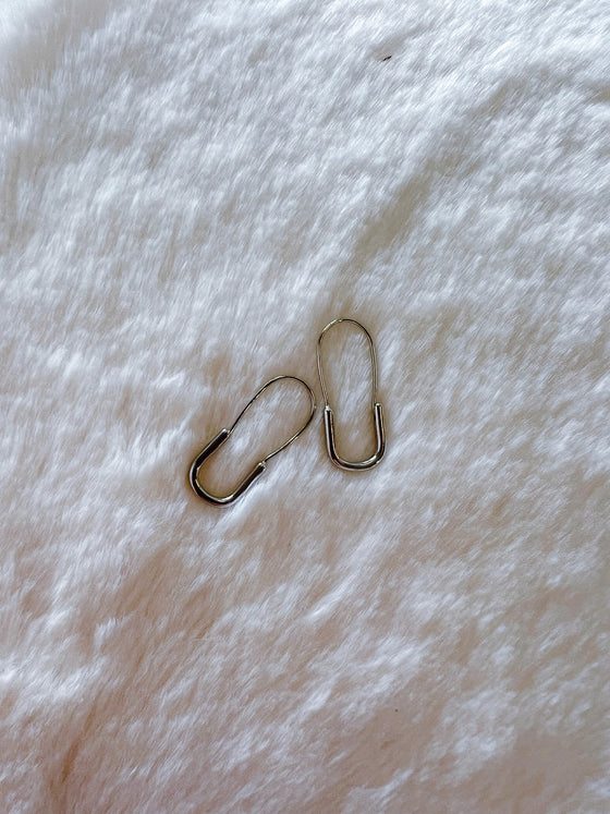 Storm Clip Earrings in Silver