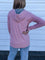 Zoe Pink Half Zip Sweatshirt