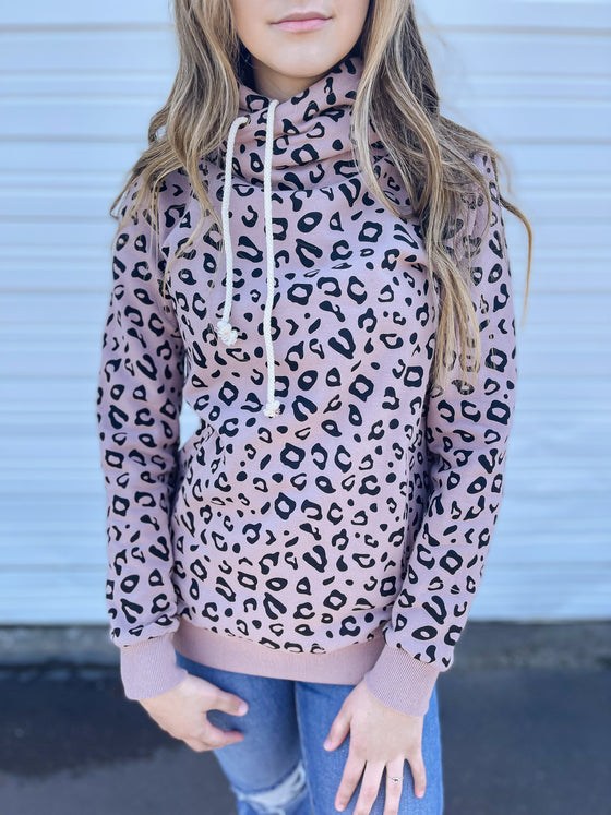 Lilah Leopard Double Hoodie